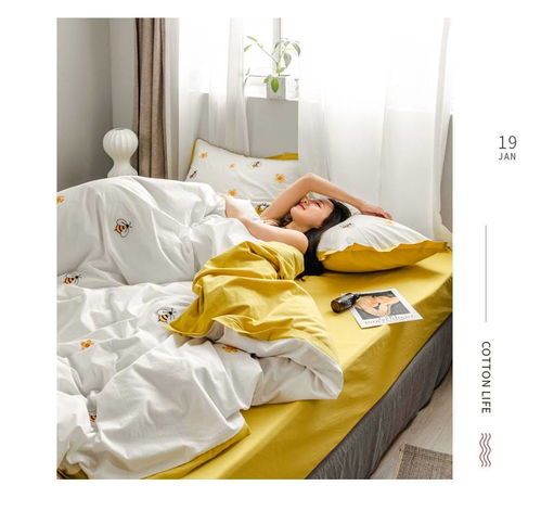 逸軒全棉水洗棉四件套 春秋舒適，夏季清涼的床上佳品